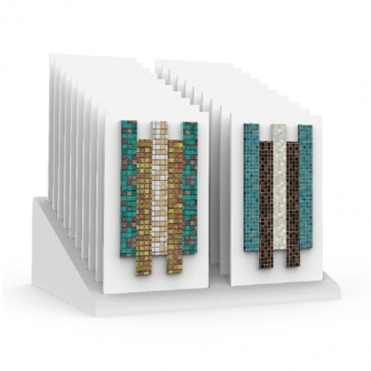 Mosaic Tile Sample Countertop Display Rack MT350