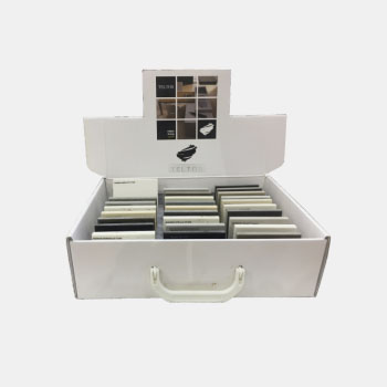 Customize Corrugated Tile Sample Display Box For Sale