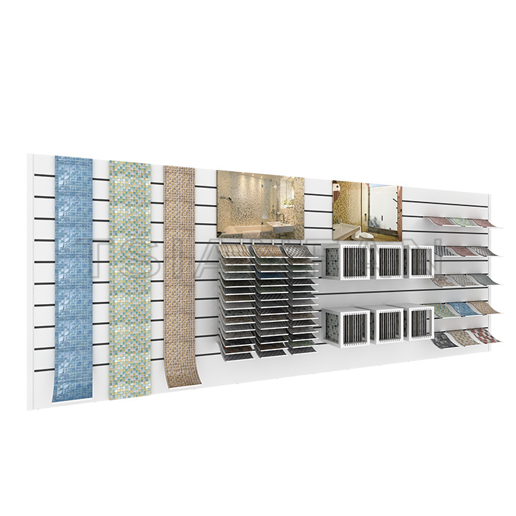 Mosaic Carpet Wall Display Rack Showroom Display Samples