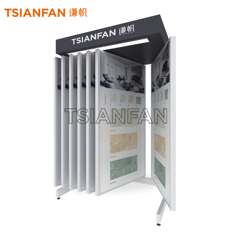 Tile Shop Display Stands,Tiles Display Cassette Sliding System CF024
