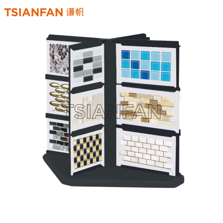 Mosaic Rotating Page Flip Display Stand With Base MT916