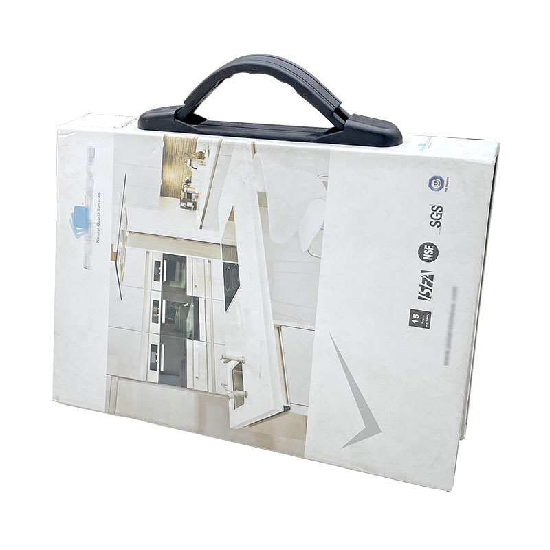 Handle Stone Mosaic Ceramic Quartz Tile Cardboard Sample Folder