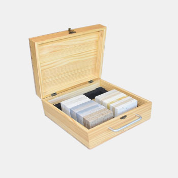 Solid wood Tile Sample Display Box Cheap Online Shopping