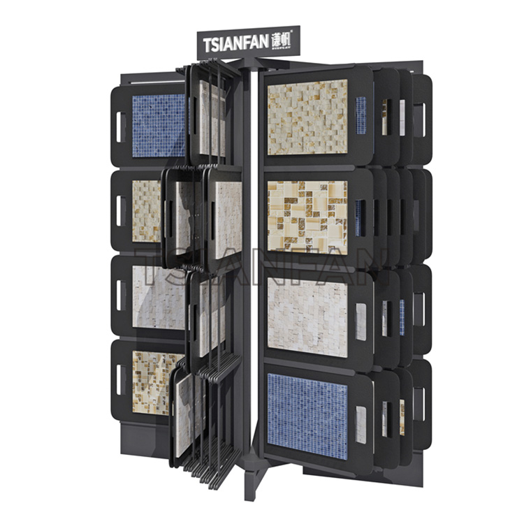 Mosaic tile frame floor turn page display-MF003