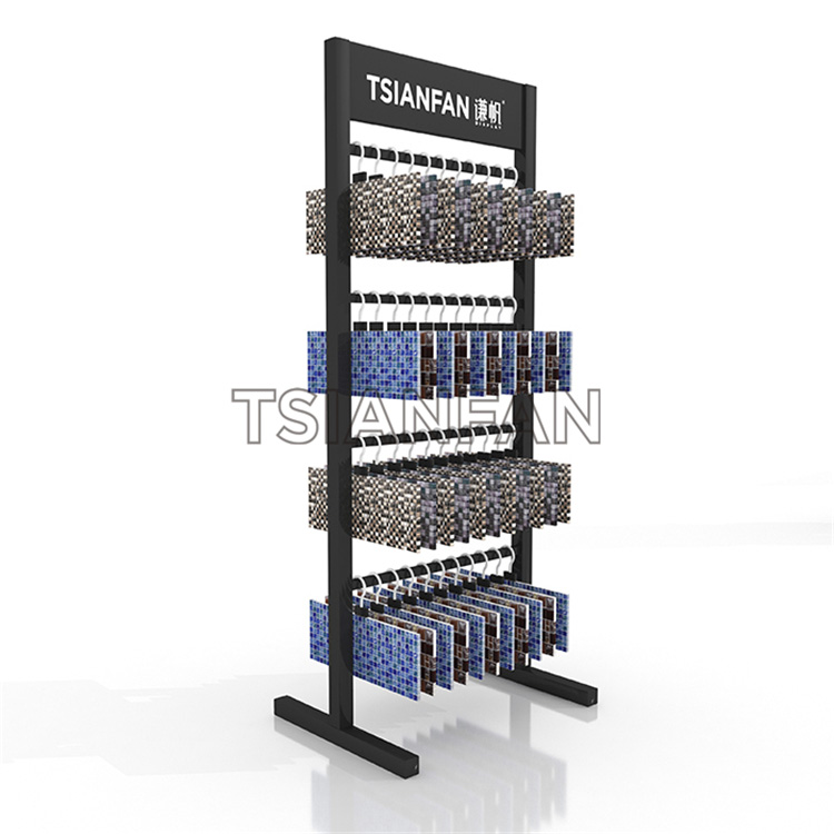 Mosaic model shows hanging stone metal frame-ML043