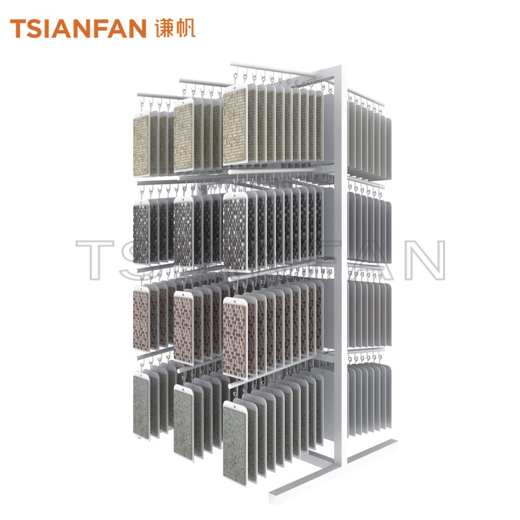 Mosaic tile floor display board, custom fashion tile display rack-ML022