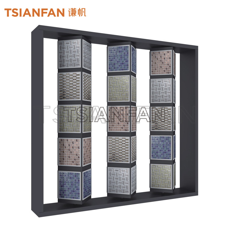 rotating mosaic tile showroom display stand MZ2056