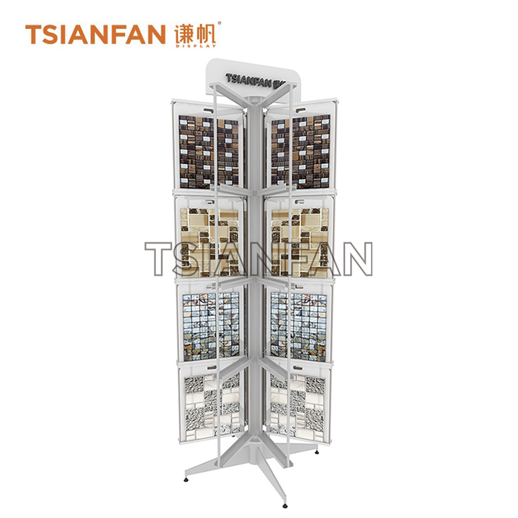 Custom Screen Rotating Mosaic Tile Display Stand MZ2095