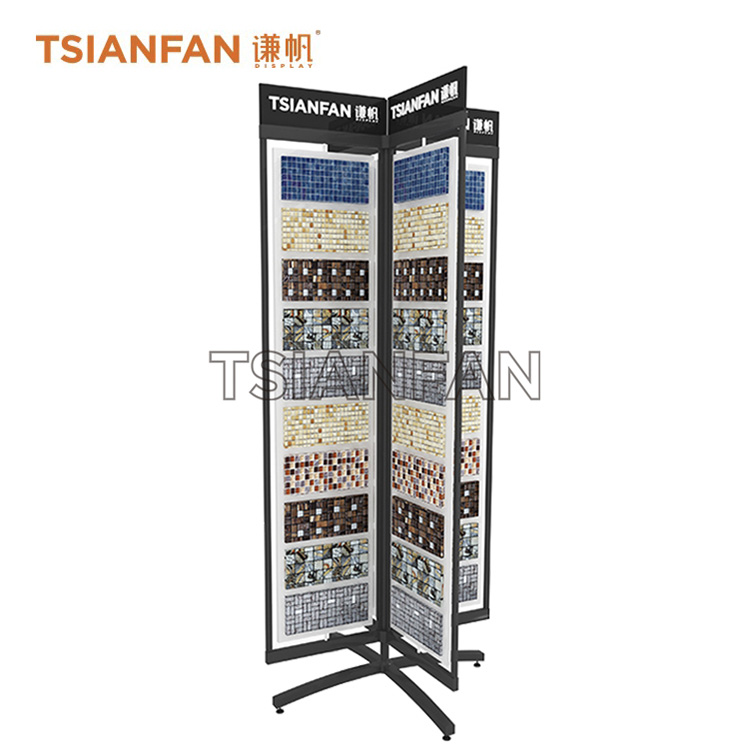 Custom Screen Rotating Mosaic Tile Display Stand MZ2095