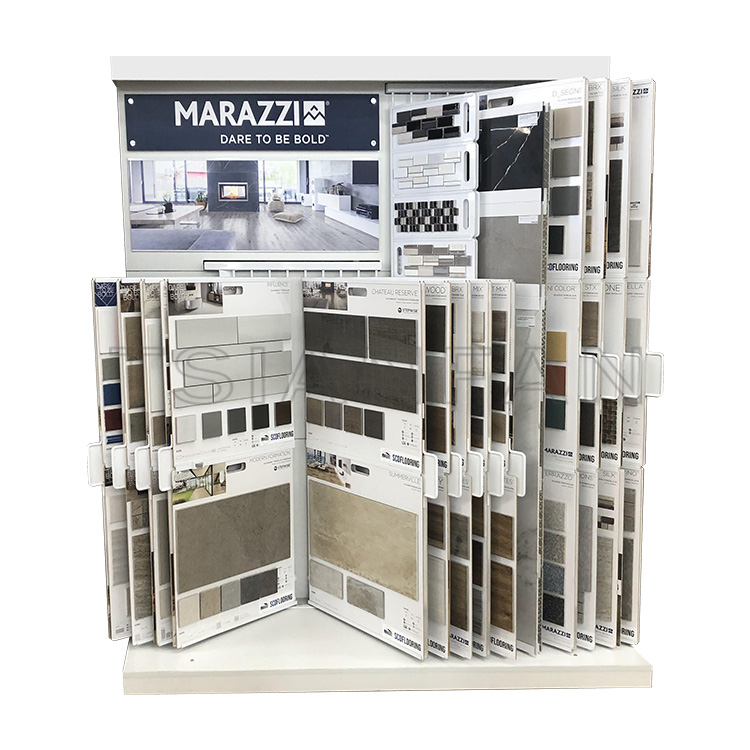 The new design stone mosaic flips the display shelf-MF013