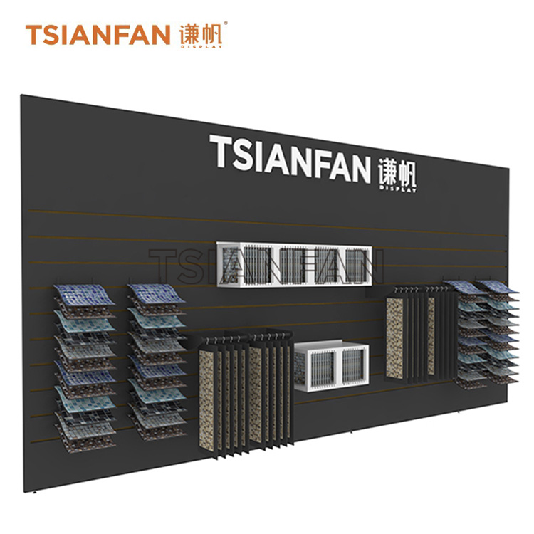 马赛克地毯墙展示架陈列室展示样品-ML015