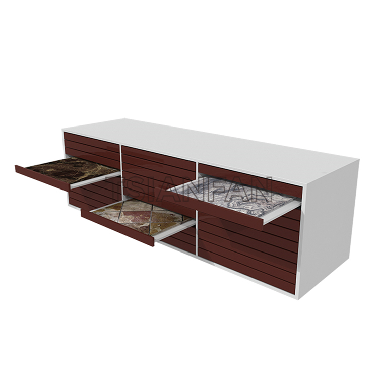 Showroom Tile Drawer Display Rack Sample Display Table CC014