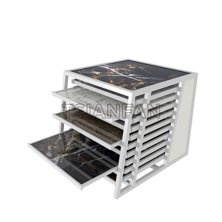 Tile Drawer Sliding Display Rack CC015