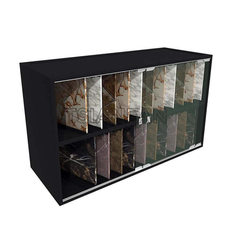 Showroom Tile Sample Sliding Display Rack Supplier CC901