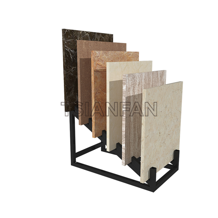 Custom Waterfall Tile Metal Display Stand CE010