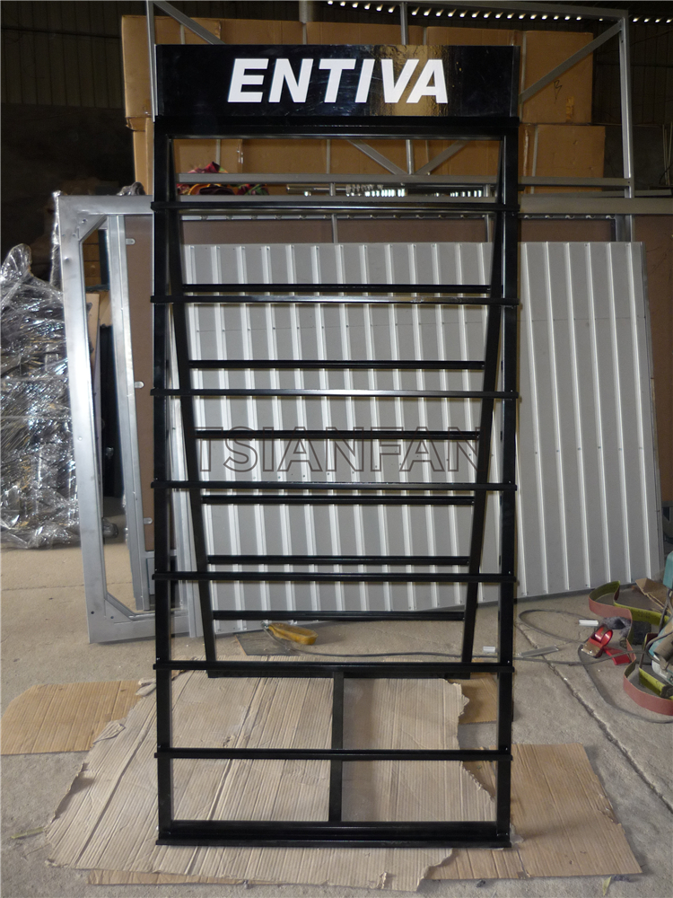 Metal Tile Mosaic Sample Floor Display Rack Supplier CE018