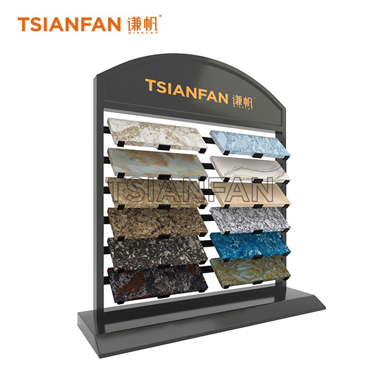 Ceramic Tile Quartz Stone Desktop Display Rack Wholesale CE912