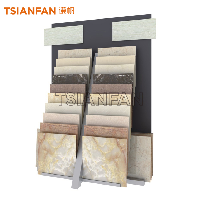 Hardwood Floor Tile Sample Metal Display Rack Spot CE951