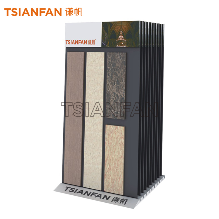 Ceramic Tile Wood Floor Simple Display Stand Wholesale CE959