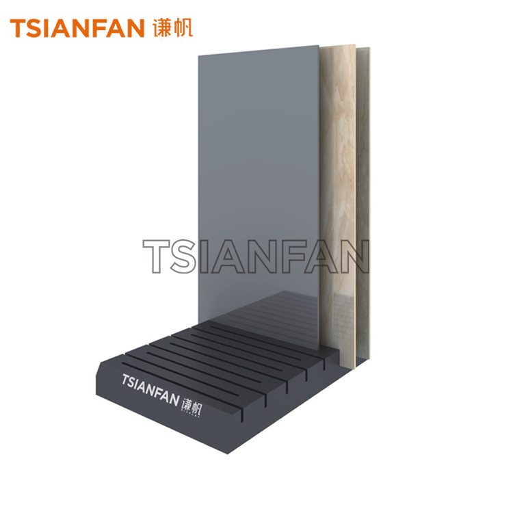 Ceramic Tile Exhibition Hall Display Rack, Vertical Tile Rack CE967