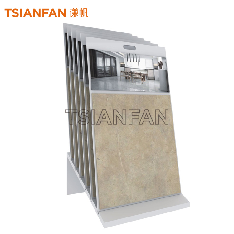 Ceramic Tile Slab Display Rack, Ceramic Tile Display Board Showroom Display Rack CE974