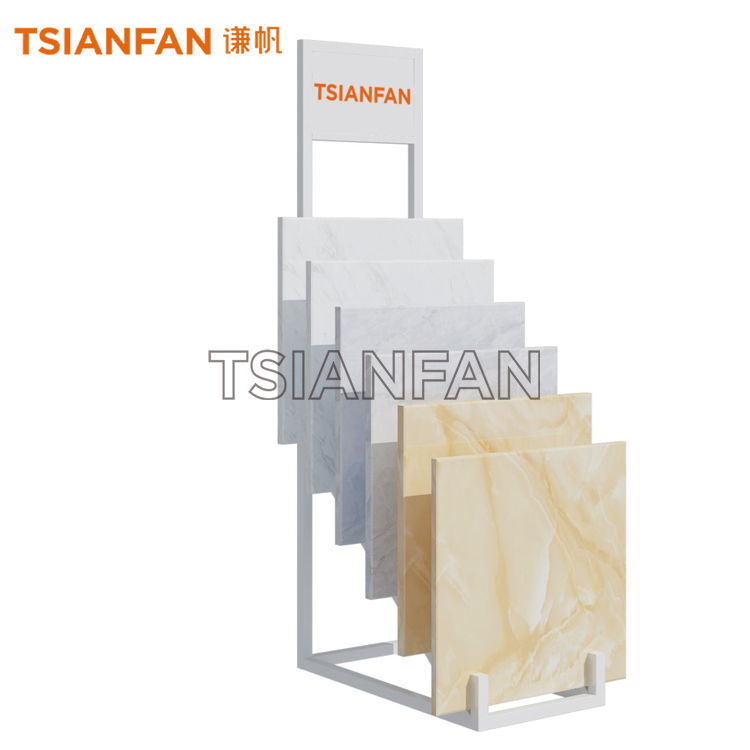 Waterfall Tile Display Stand,Floor Tile Display CE983