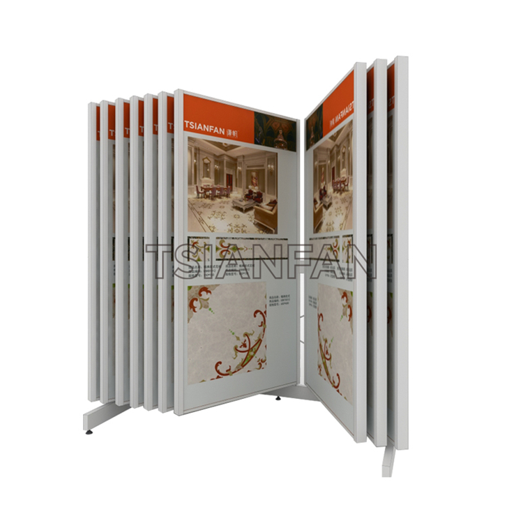 Page-turning Tile Showroom Display Ideas CF008