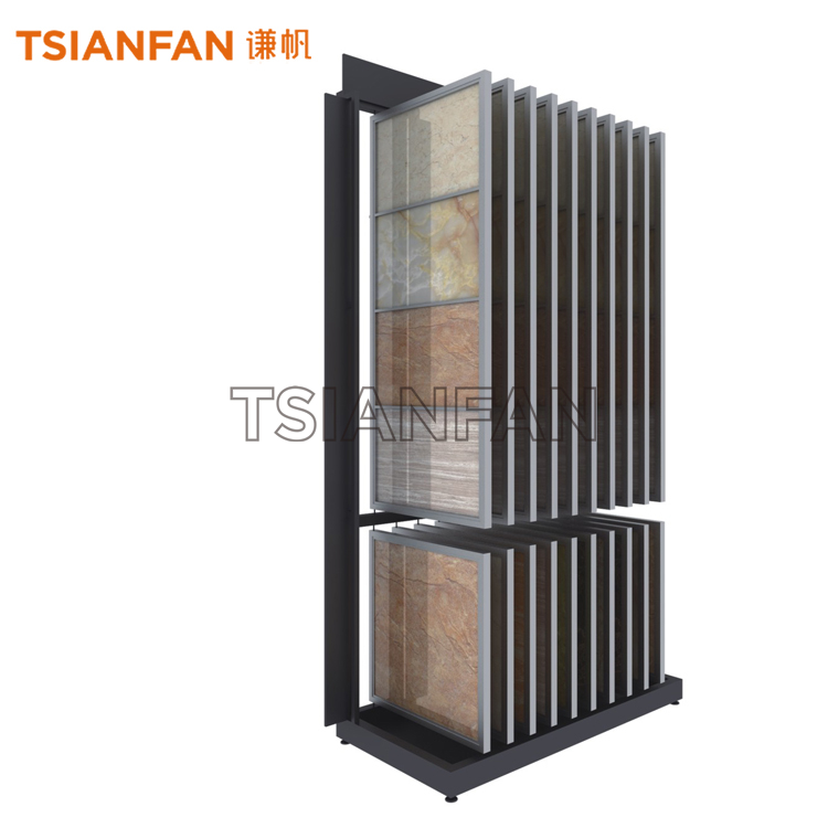 Customized Page-turning Ceramic Tile Display Stand CF903