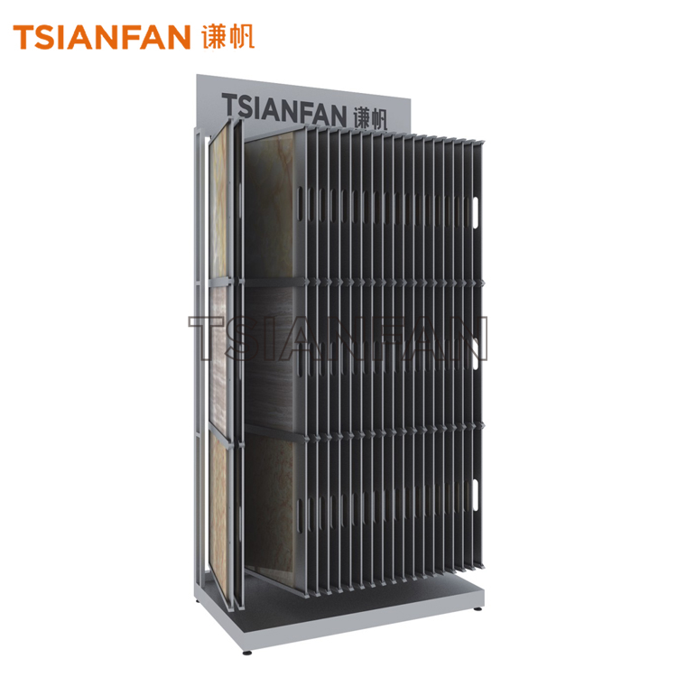 Custom Book Type Ceramic Tile Display Rack CF915