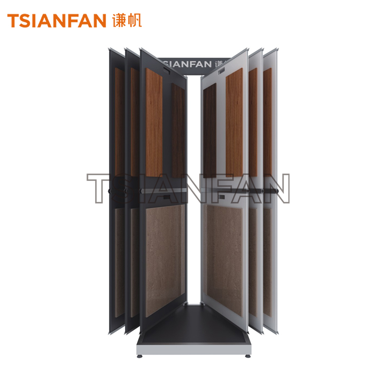 Wing Type Porcelain Tile Display Stand Factory Wholesale CF918