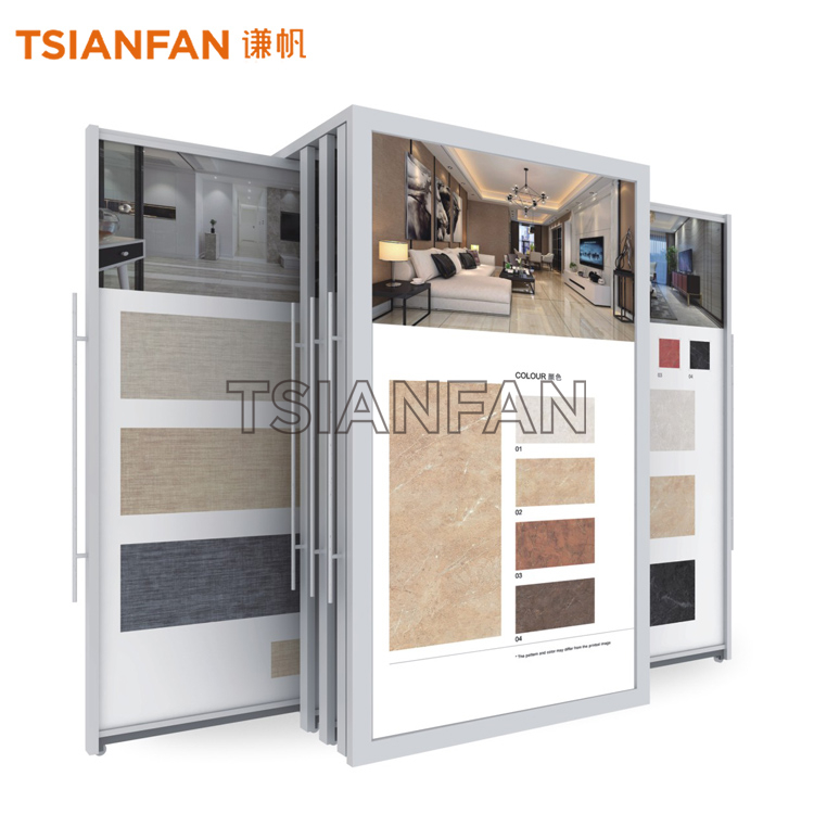 Ceramic Tile Sample Sliding Display Rack Wholesale CT907