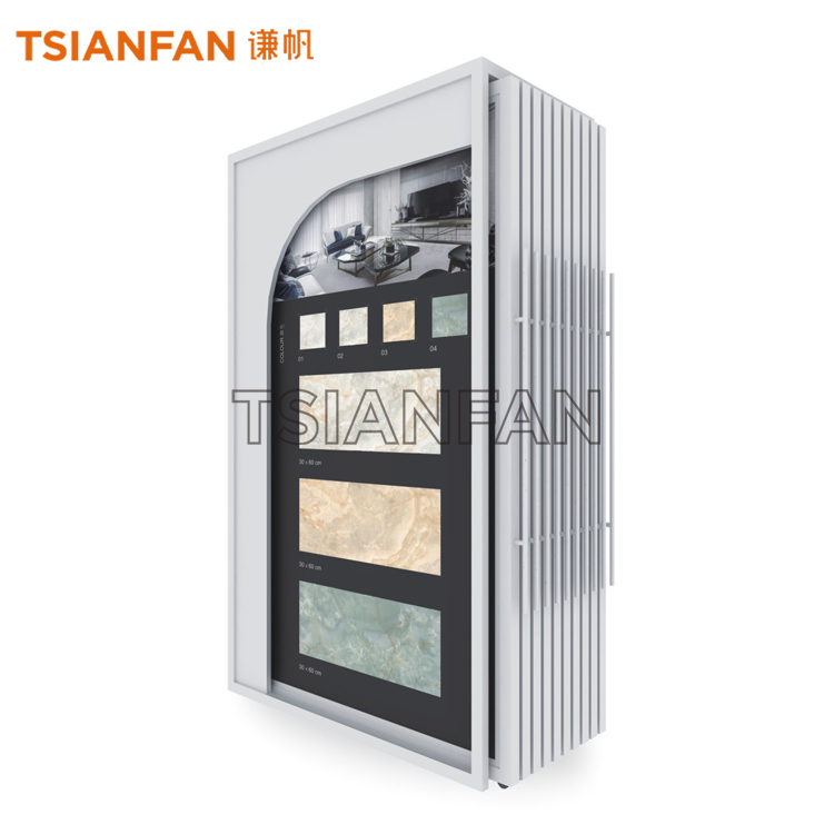 Tile Display Showroom Display Marble Sliding Rack CT908