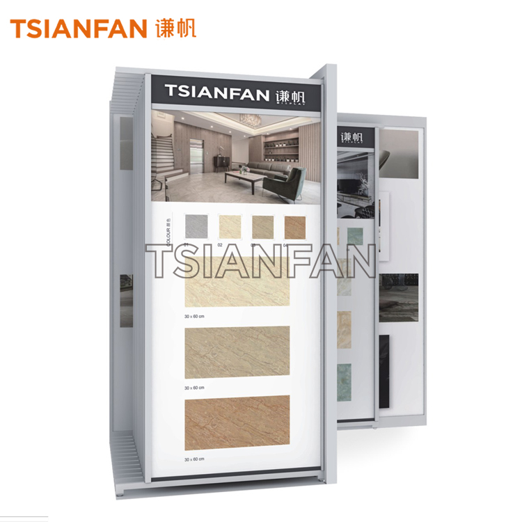 Tile Sliding Display Rack Supplier CT917