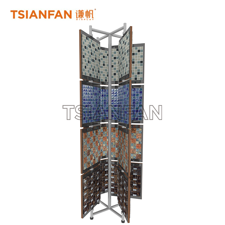 Screen Mosaic Display Stand With Wheels ML013