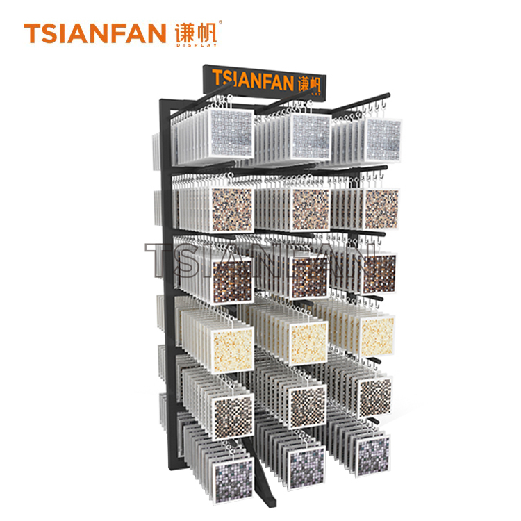 Factory Price Mosaic Sample Floor Display Stand ML101