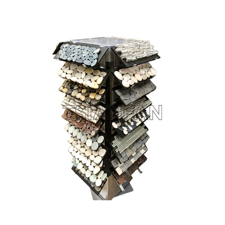 Waterfall Mosaic Display Tower Floor Stand ML921