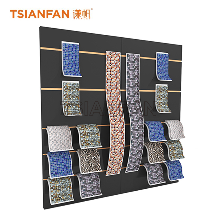 Wholesale Custom Floor Shelf Mosaic Tiles Display Rack ML927