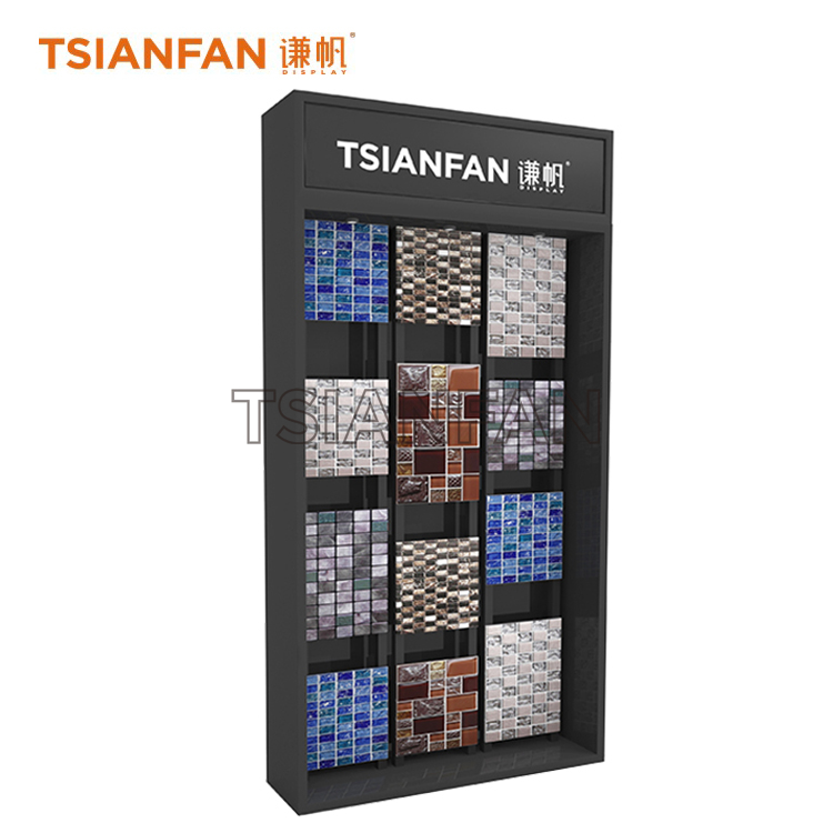 Mosaic Floor Display Rack Exhibition Hall Display ML928