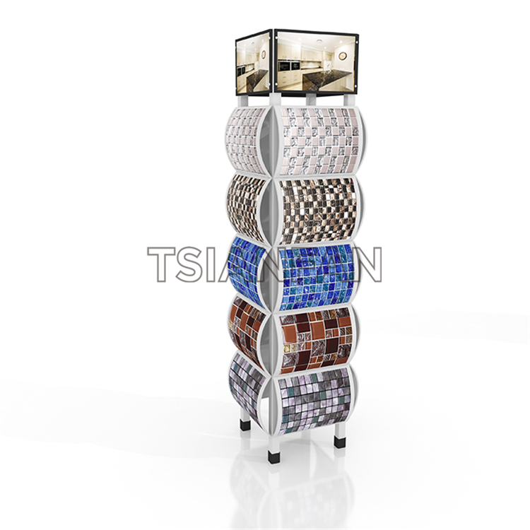 Mosaic Tile Sample Display Stand Displayed On Four Sides ML961