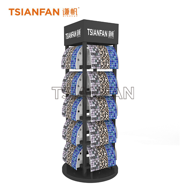 Beautiful mosaic tile sample floor display stand ML963