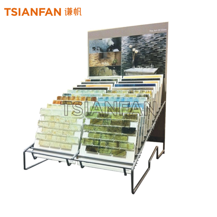 Waterfall Mosaic Tile Metal Display Stand MT908