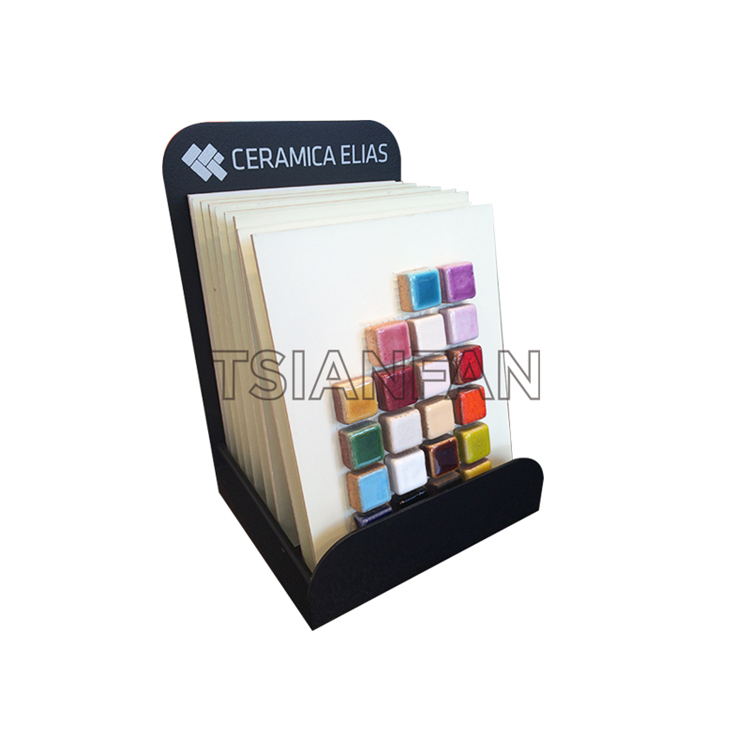 Mosaic sample display stand,Mosaic Quartz Stone Desktop Display Stand MT919