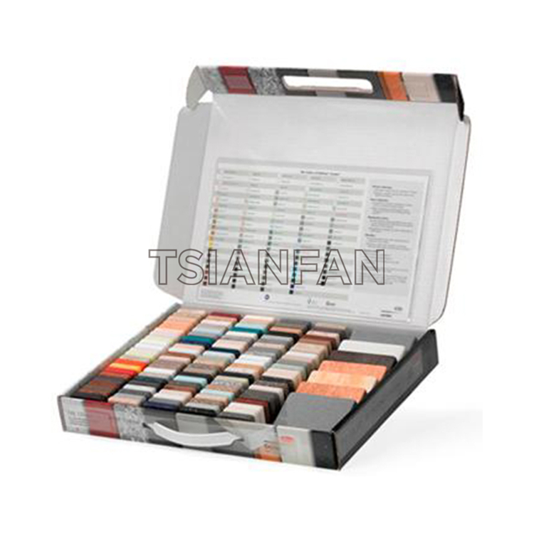 Quartz Stone Mosaic Sample Portable Display Box PB308