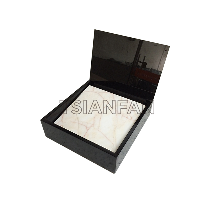 Monolithic Tile Marble Mosaic Sample Flip Display Box PB906