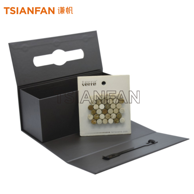 Ceramic Tile Mosaic Quartz Stone Sample Portable Display Box PBE905