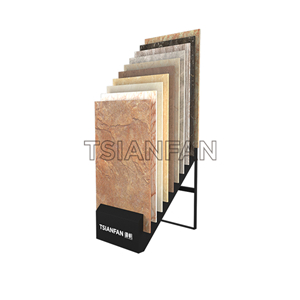 Waterfall Tile Display Rack,Wooden Floor Sample Rack CE002