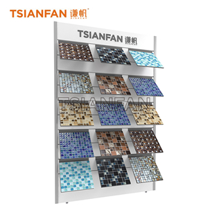 Exhibition Hall Waterfall Mosaic Tile Display Stand ML001