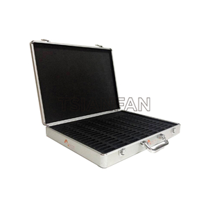 Promotional Quartz Stone Sample Portable Aluminum Mosaic Granite Sample Display Box PX005